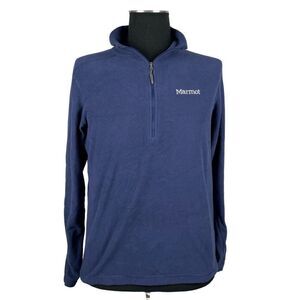 Marmot Fleece Polartec 1/4 Zip Pullover - Mens M